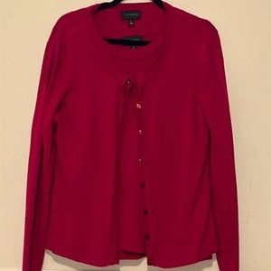 Requirements sweater set (L cardigan and XL shell)